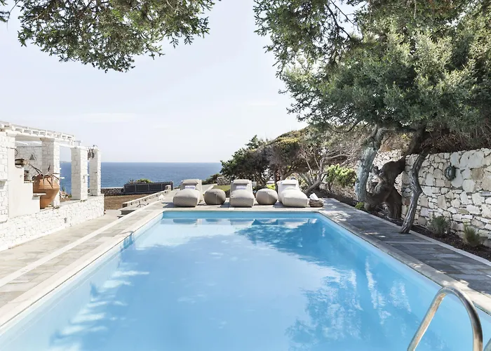 Amalgam Homes Paros Beachfront 别墅 安倍拉斯